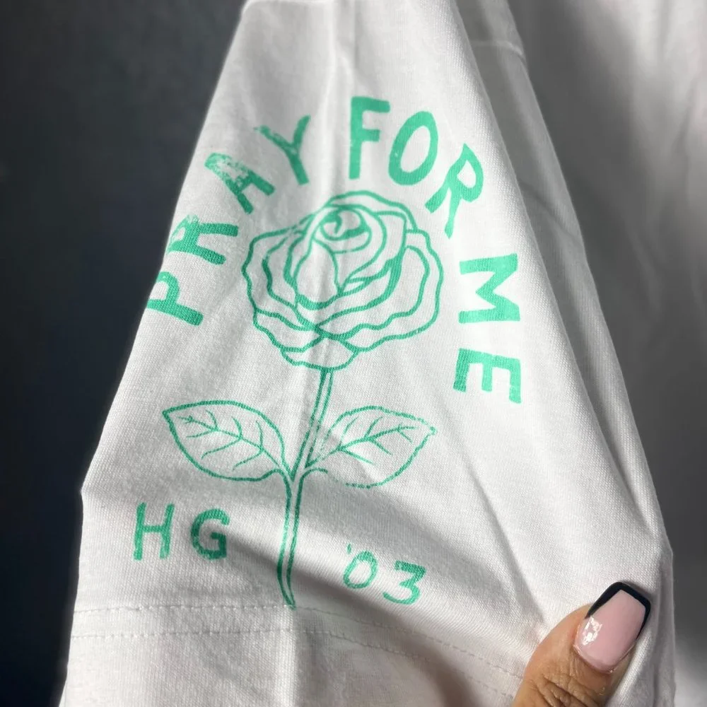 NWT Hustle Gang Men's White Relaxed Fit Graphic Print Born For This T-Shirt 3XL - Picture 11 of 12